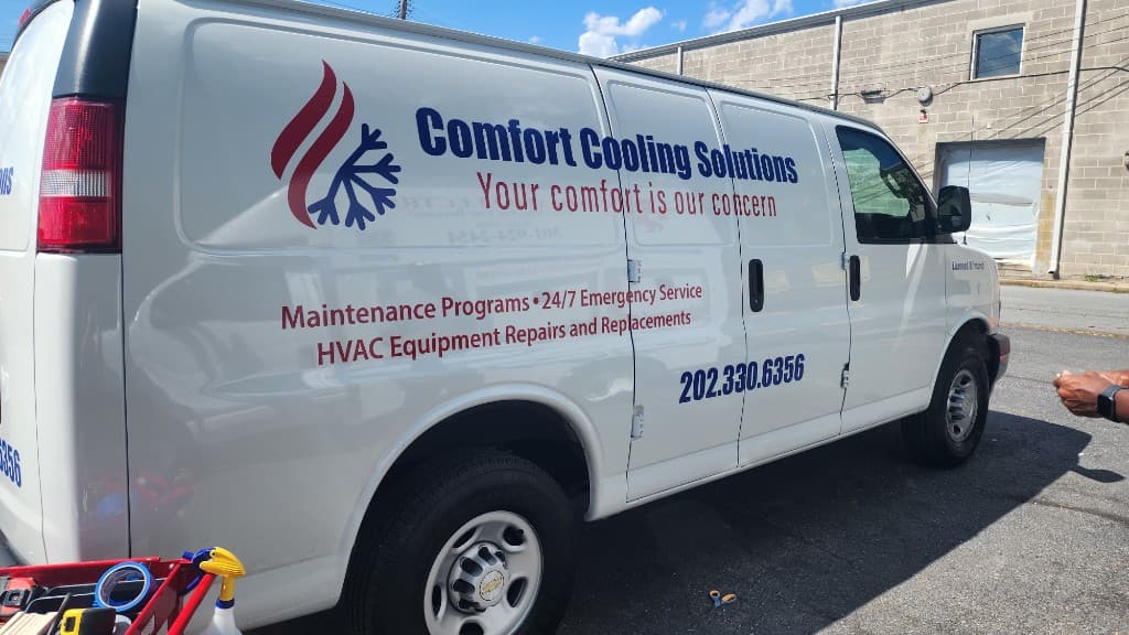 Comfort Cooling Solutions service van